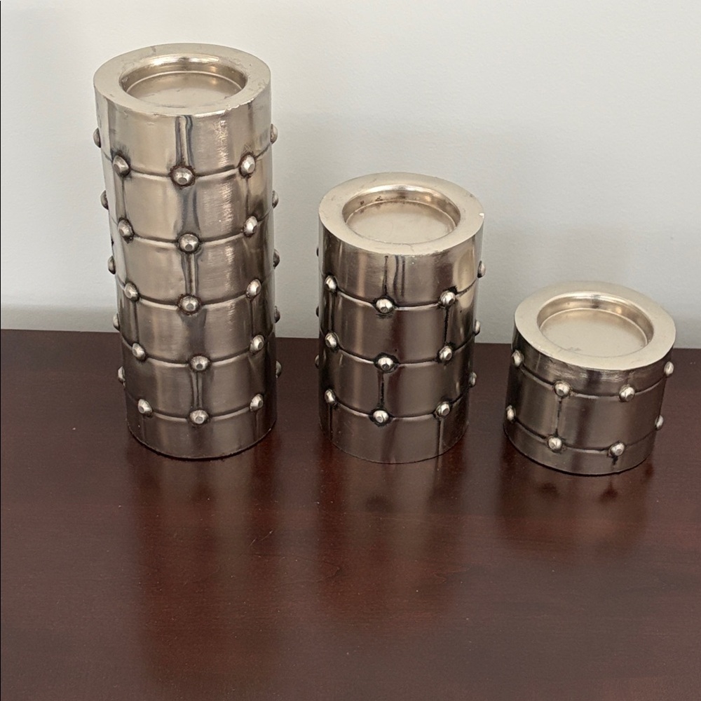 Silver Candle Holders